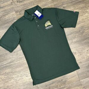 NWT Champion George Mason University Patriots Polo Shirt Size Men Small (296)‎